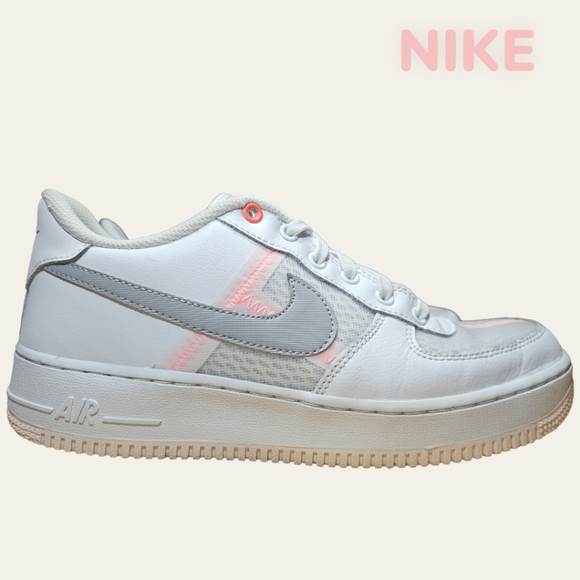 Nike Shoes - Nike Air Force 1 LV8 1  'White Hyper Crimson'